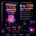 Instagram Growth Blueprint: The Complete Guide to Growing from 0 to 100K Followers